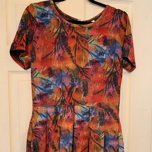 Water Color Dress XL